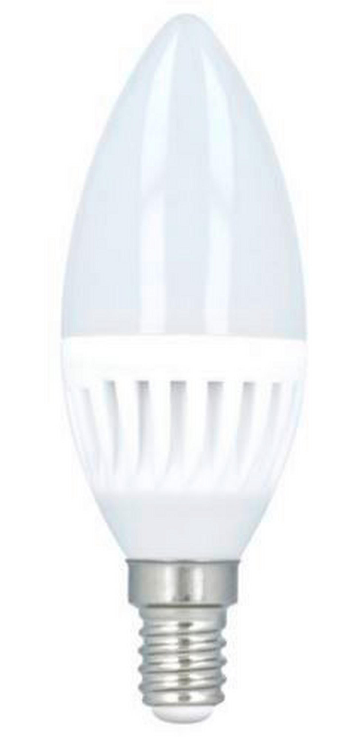 LED SIJALICA - bela, Osnovno, metal/keramika (3,7/11,0cm)