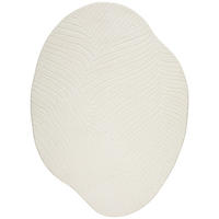 WEBTEPPICH Wohnzimmer 160/210 cm Beige Blatt  - Beige, Design, Textil (160/210cm) - Novel