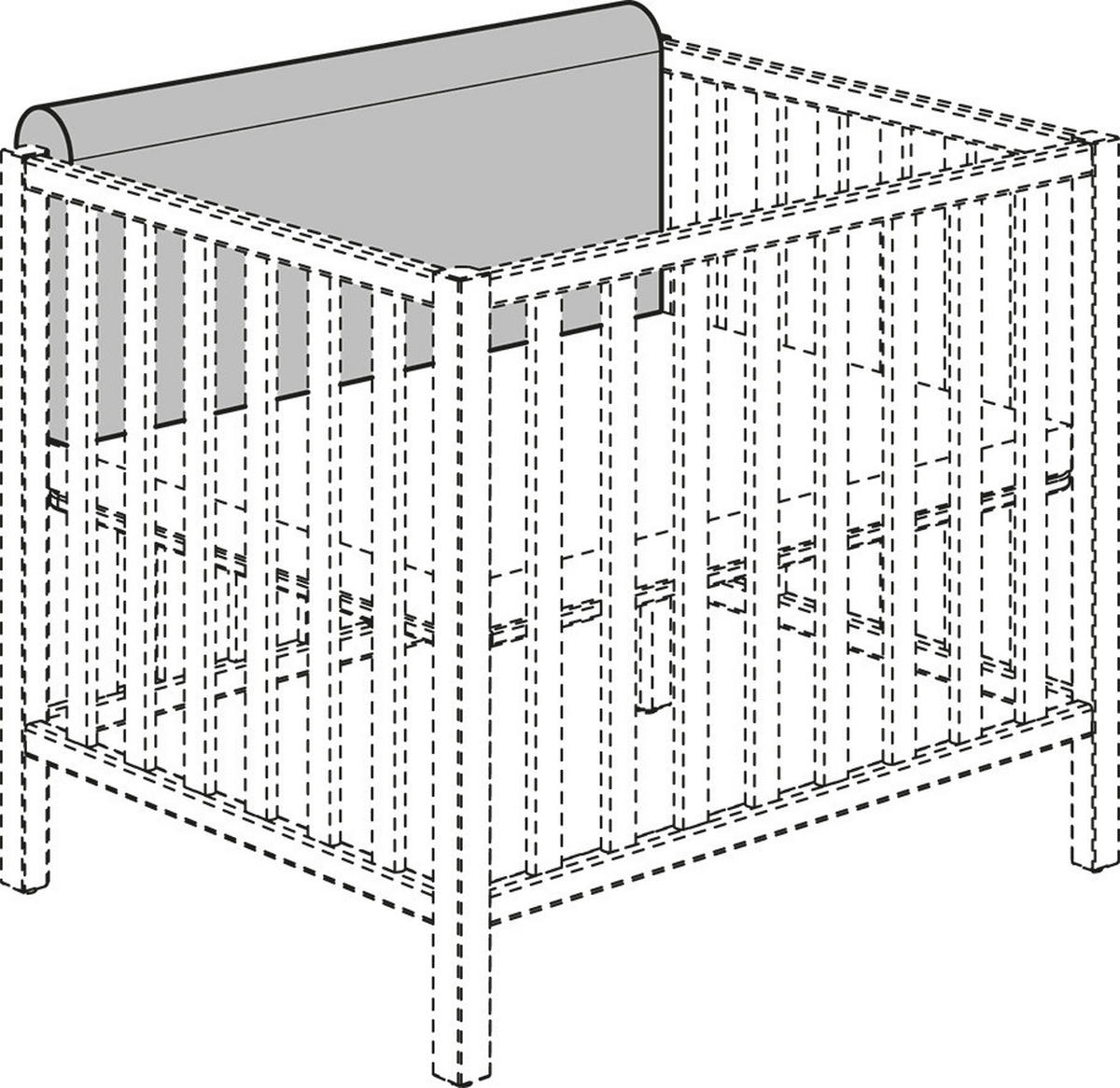 LAUFGITTEREINLAGE SCOTTY   - Hellblau, Basics, Textil (88,0/36,0/10,0cm) - Paidi