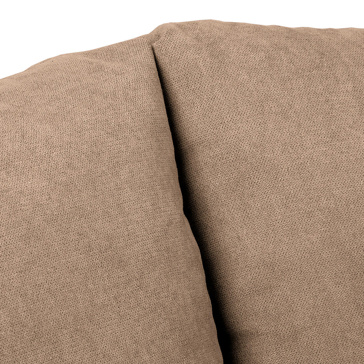 ECKSOFA Ariella Beige Mikrofaser  - Beige/Naturfarben, Design, Holz/Textil (161/231cm) - Livetastic