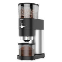 KAFFEEMÜHLE  - Edelstahlfarben/Schwarz, MODERN, Kunststoff (23/11,5/34cm) - Trisa Electronics