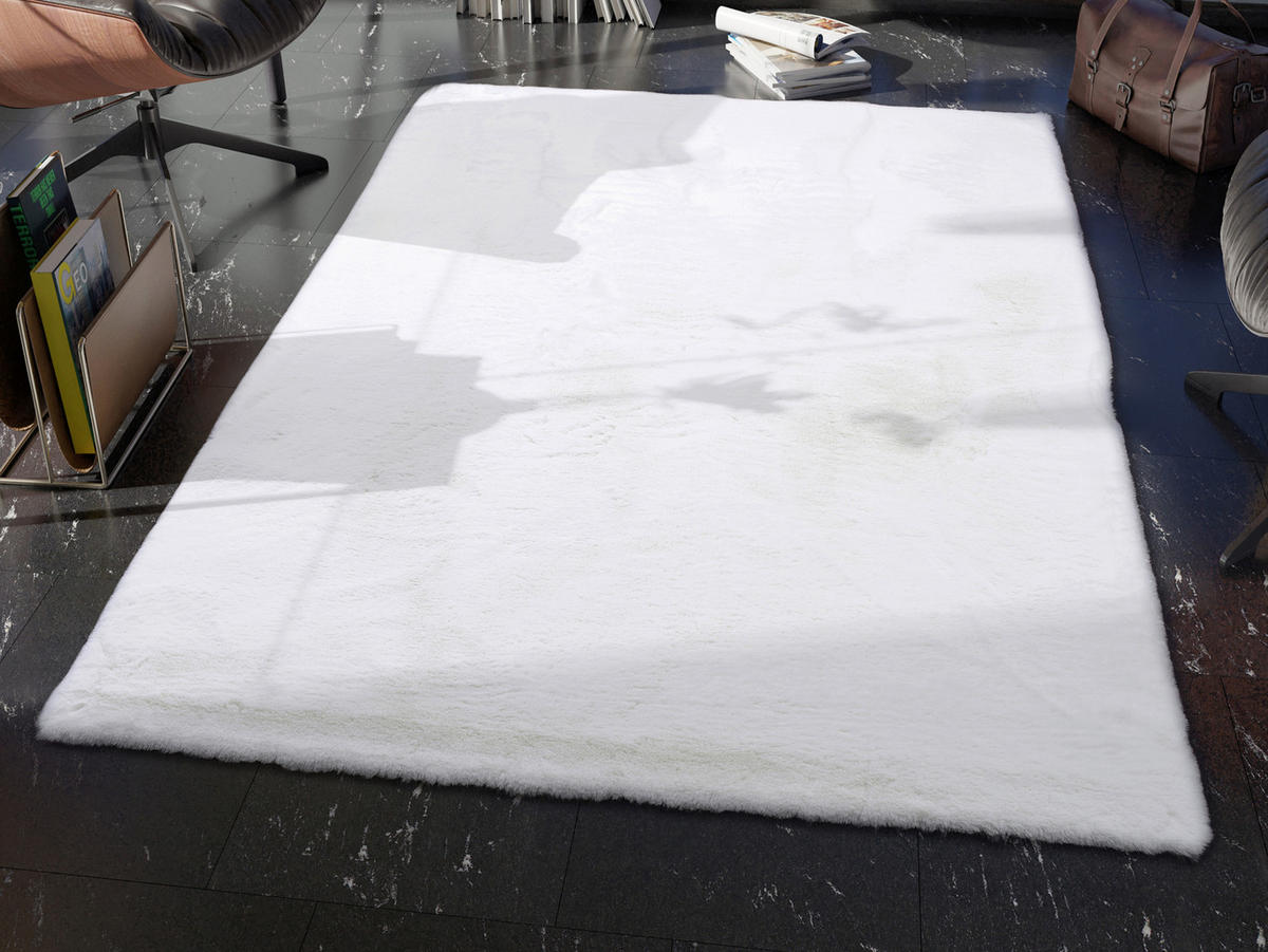 HOCHFLORTEPPICH 200/290 cm Silky Haven Creme, Weiß  - Creme/Weiß, Basics, Textil (200/290cm)