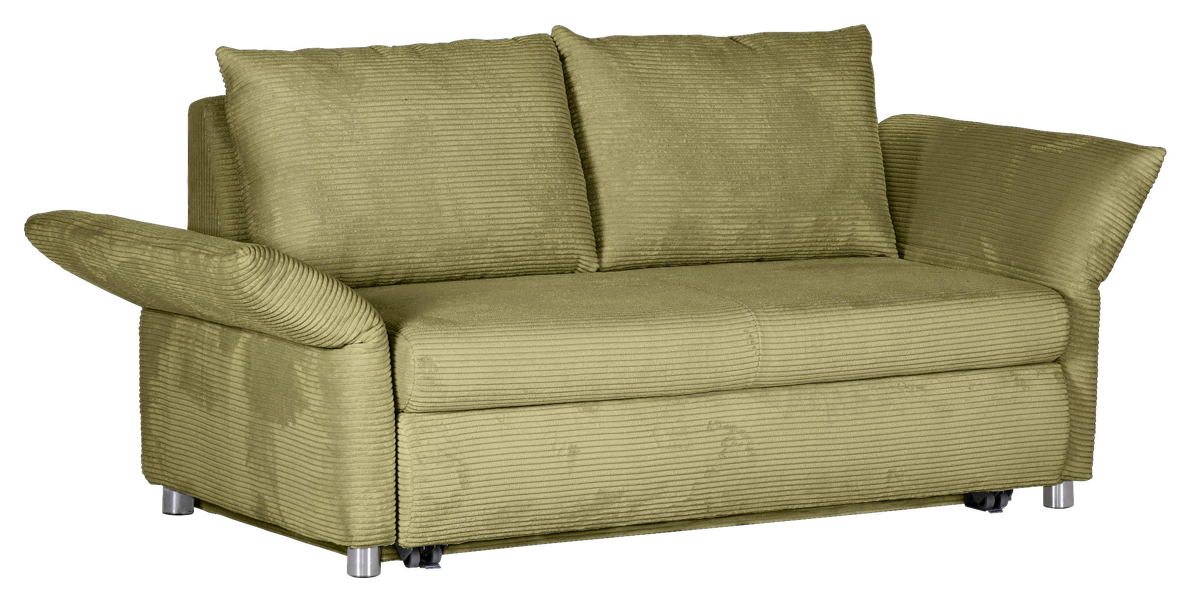 BÄDDSOFFA i manchester ljusgrön  - ljusgrön/kromfärg, Design, textil/plast (176/81/98cm) - MID.YOU