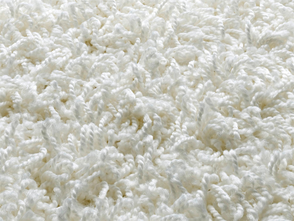 HOCHFLORTEPPICH 80/240 cm Fashion Shaggy Weiß  - Weiß, Basics, Textil (80/240cm) - Novel