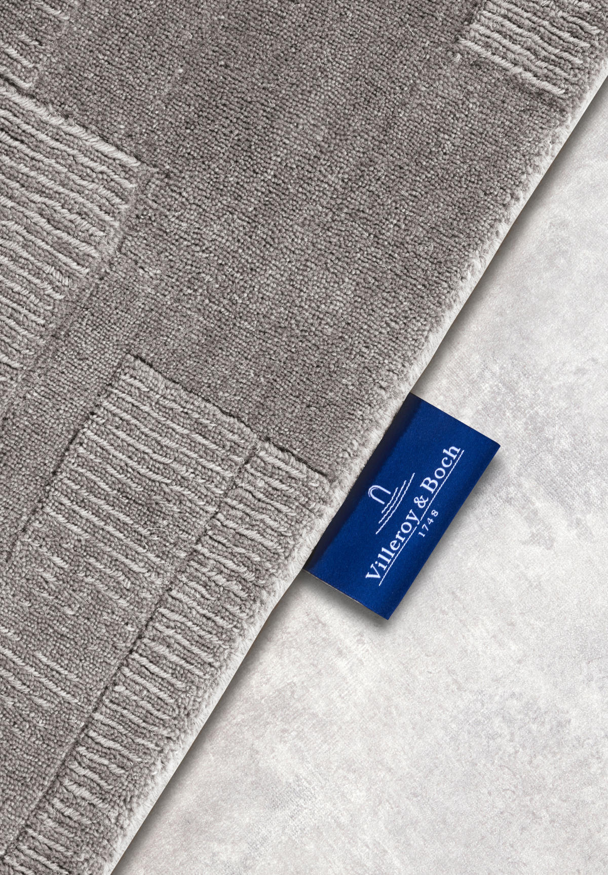 HANDWEBTEPPICH 80/150 cm Kollektion 1906 Grau  - Grau, Basics, Textil (80/150cm) - Villeroy & Boch