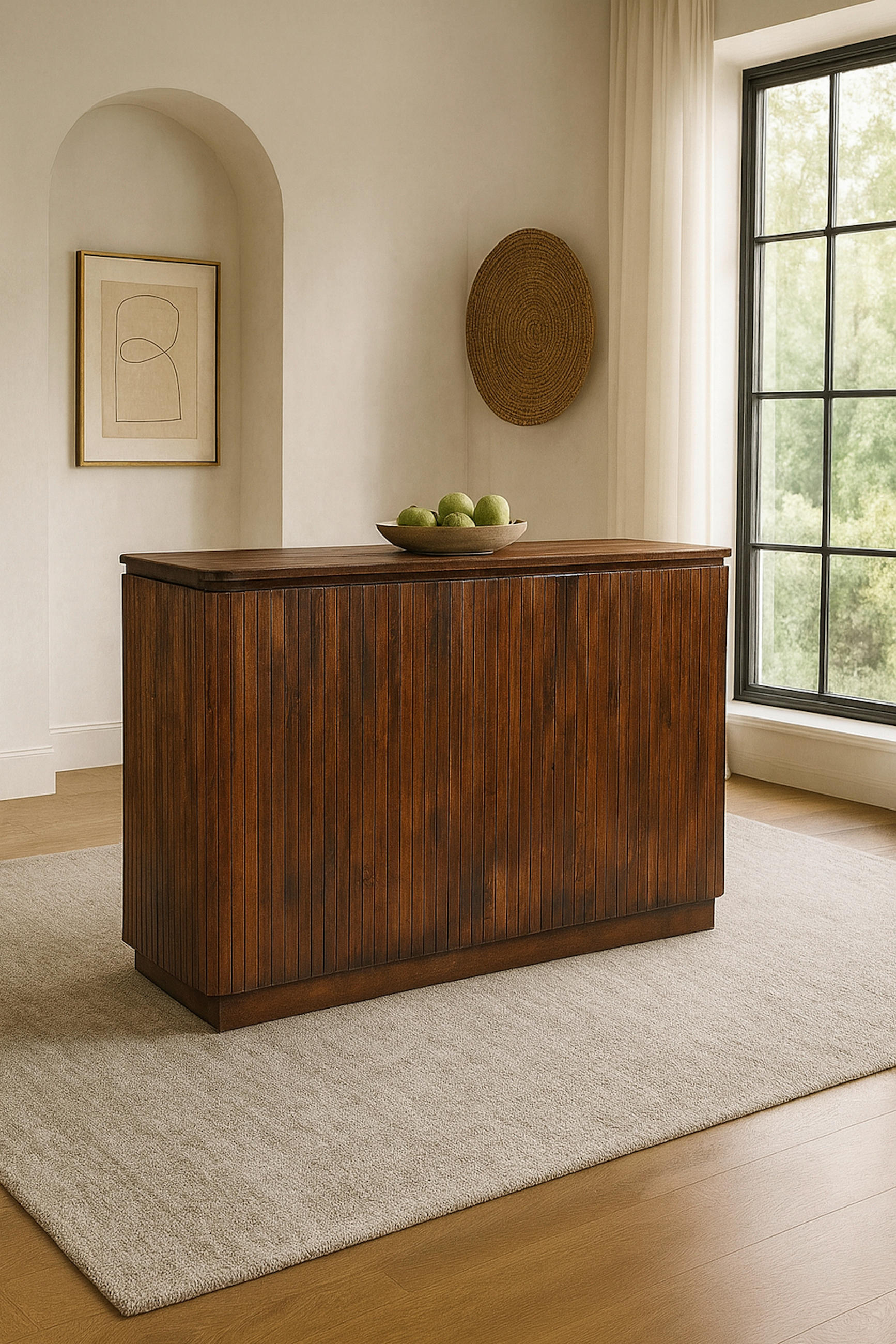 KÜCHENINSEL 180/100/50 cm  in Braun  - Braun, Design, Holz (180/100/50cm) - Livetastic
