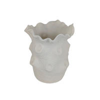 VASE 17.7 cm  - Weiß, Basics, Keramik (14,5/17,7/14,5cm)