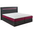BOXSPRINGBETT 180/200 cm in Schwarz, Weinrot - Weinrot/Schwarz, Trend, Holzwerkstoff/Kunststoff (180/200cm) - Carryhome BOXSPRINGBETT 180/200 cm in Schwarz, Weinrot - Weinrot/Schwarz, Trend, Holzwerkstoff/Kunststoff (180/200cm) - Carryhome