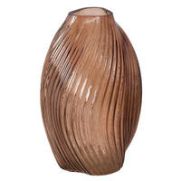 VASE  - Braun, Basics, Glas (16,5/25,5cm) - Ambia Home
