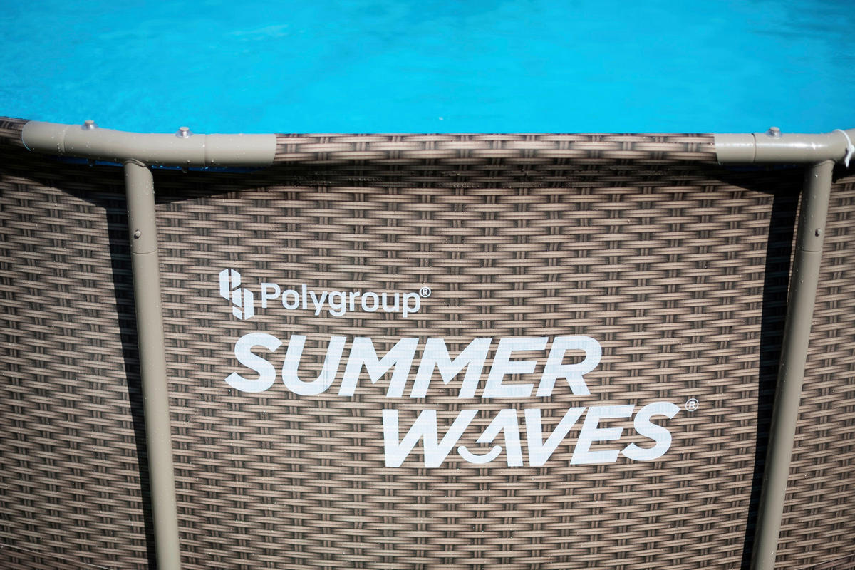 POOL PGP2Q01542D 457/106 cm  - Braun, KONVENTIONELL, Kunststoff (457/106cm)