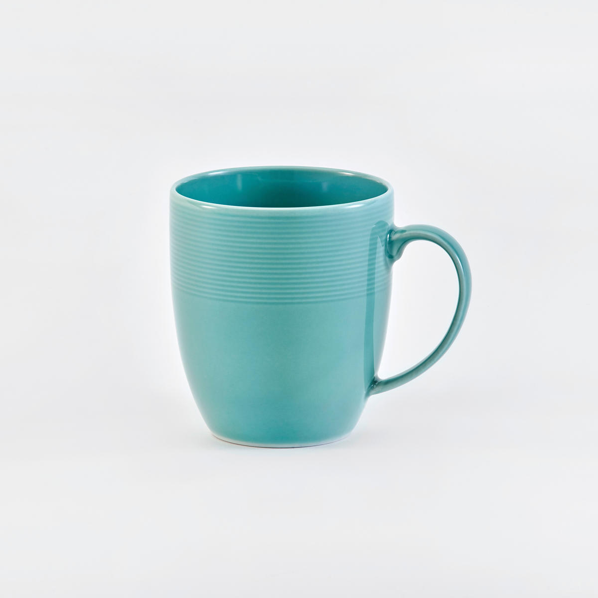 KAFFEEBECHERSET Jive    - Türkis, Basics, Keramik (0,4l) - Van Well