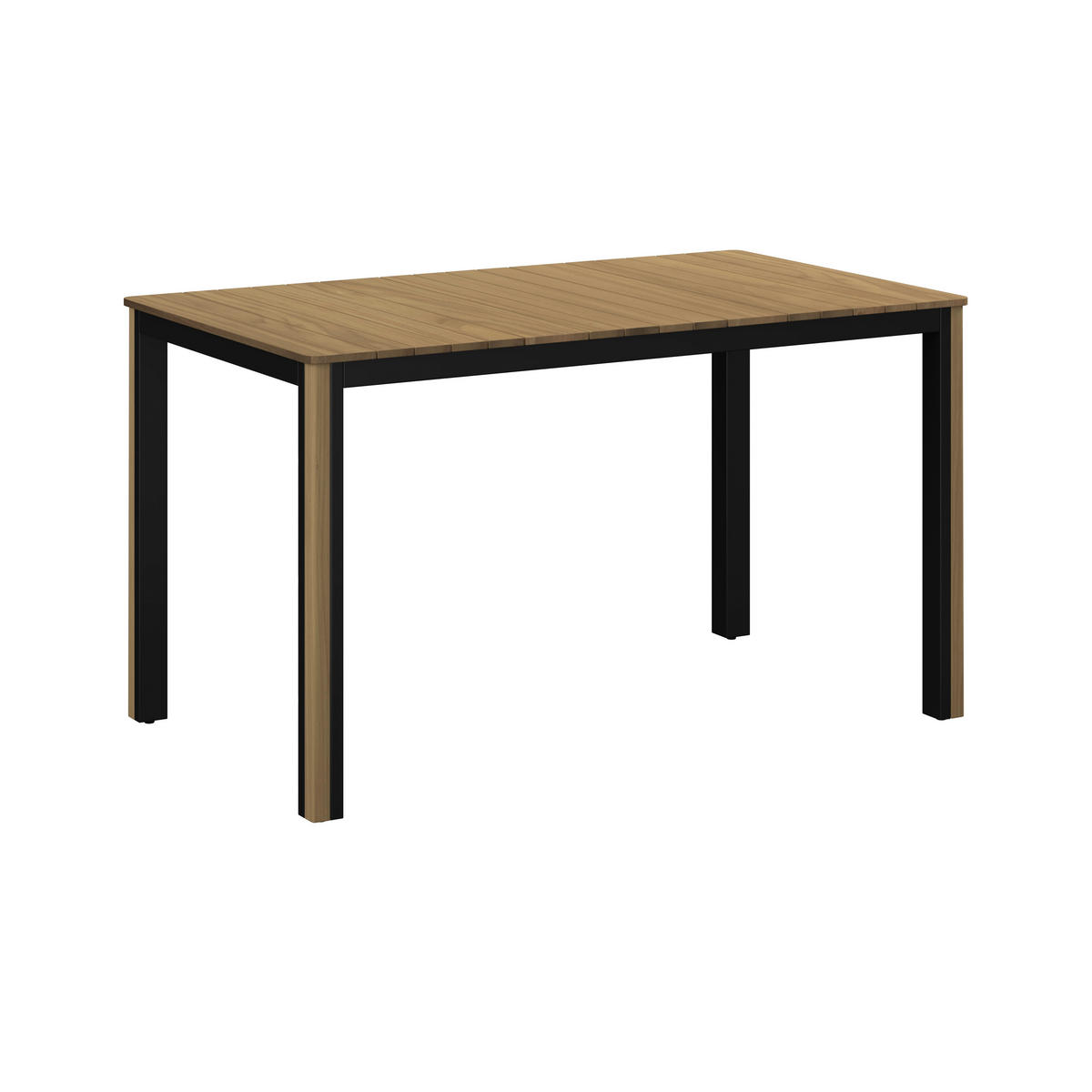 GARTENTISCH  - Teakfarben, MODERN, Holz/Metall (120/70/68cm) - Ambia Garden