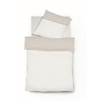 BETTWÄSCHE Black Premium Damast Damast 155/220 cm  - Creme, Basics, Textil (155/220cm) - Fleuresse