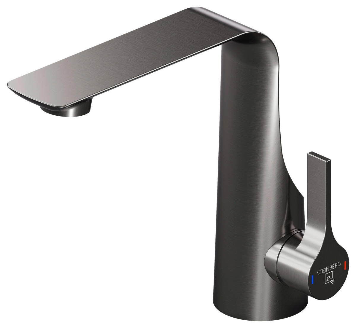 WASCHTISCHARMATUR 290 1010 BGM  - Dunkelgrau, MODERN, Metall (5,2/18,5/20,5cm)