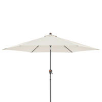 SENČNIK - naravne barve/antracit, Basics, kovina/tekstil (305/305cm) - Doppler