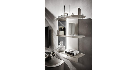 HÄNGEELEMENT in Anthrazit, Beige - Anthrazit/Beige, Design, Holzwerkstoff (80/120/27cm) - Ambiente