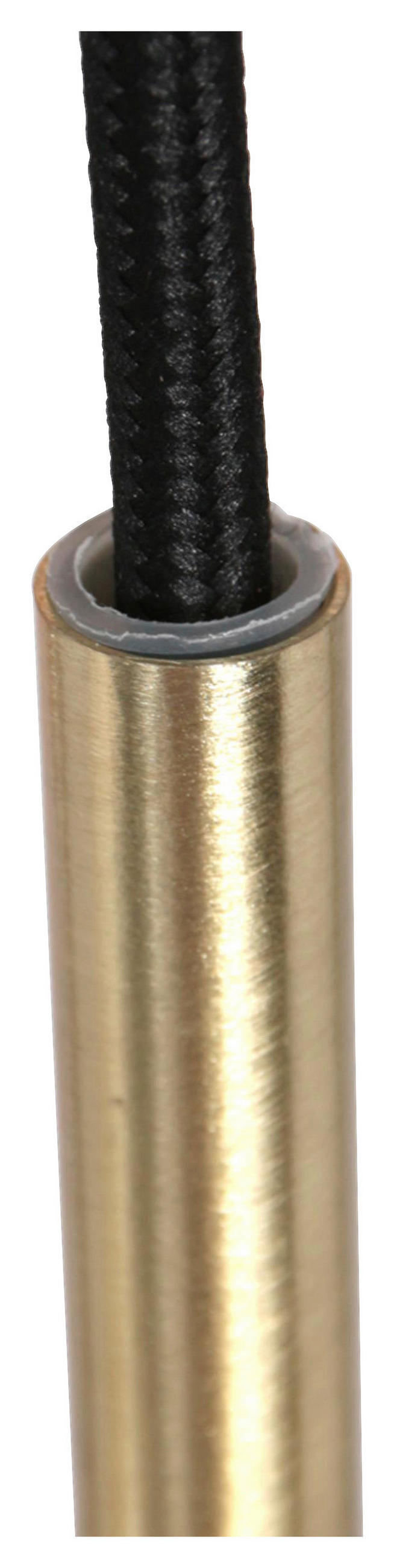DECKENLEUCHTE 60/115-373/60 cm   - Schwarz, Trend, Glas/Metall (60/115-373/60cm)