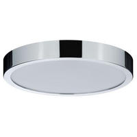 BADEZIMMER-DECKENLEUCHTE Aviar 30/6,2 cm   - Chromfarben, Design, Kunststoff (30/6,2cm) - Paulmann