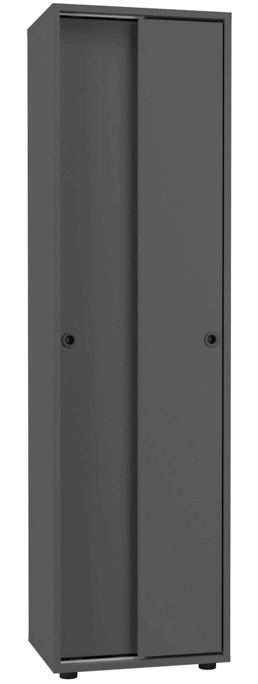 AKTENSCHRANK Anthrazit  - Anthrazit, Design, Holzwerkstoff (49/168/38cm) - MID.YOU