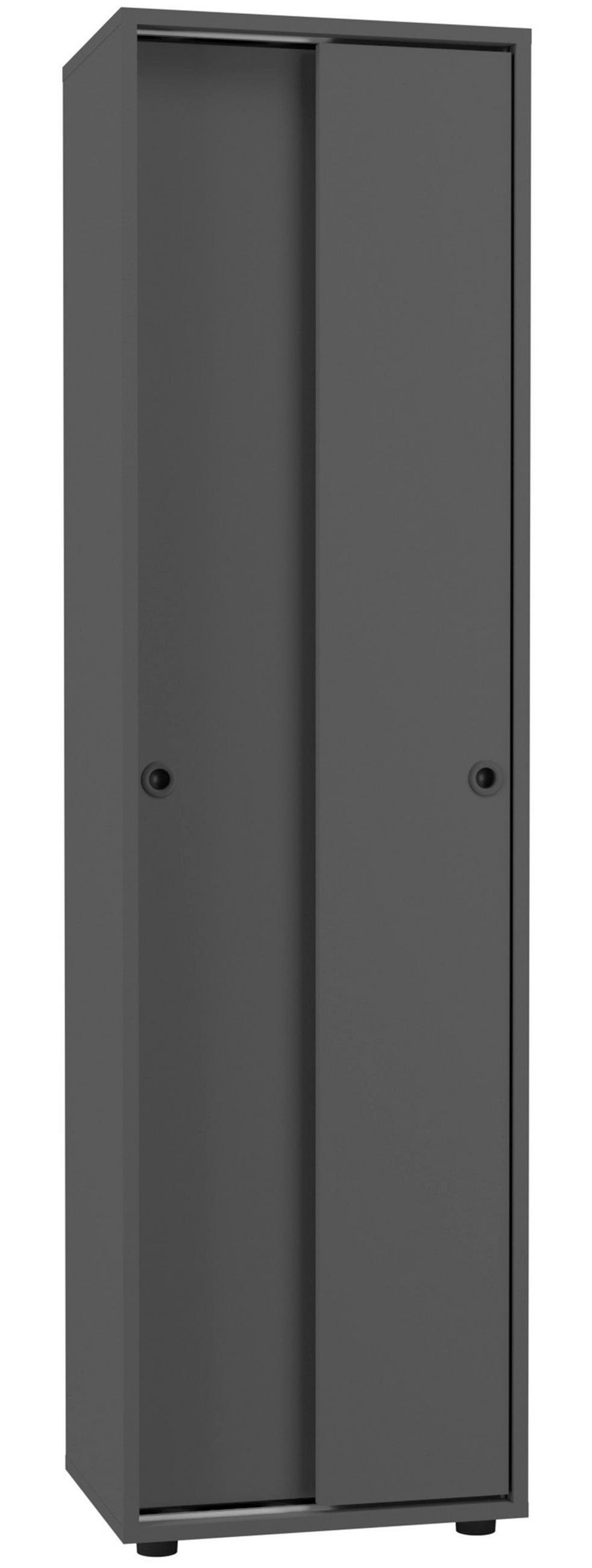 AKTENSCHRANK Anthrazit  - Anthrazit, Design, Holzwerkstoff (49/168/38cm) - MID.YOU