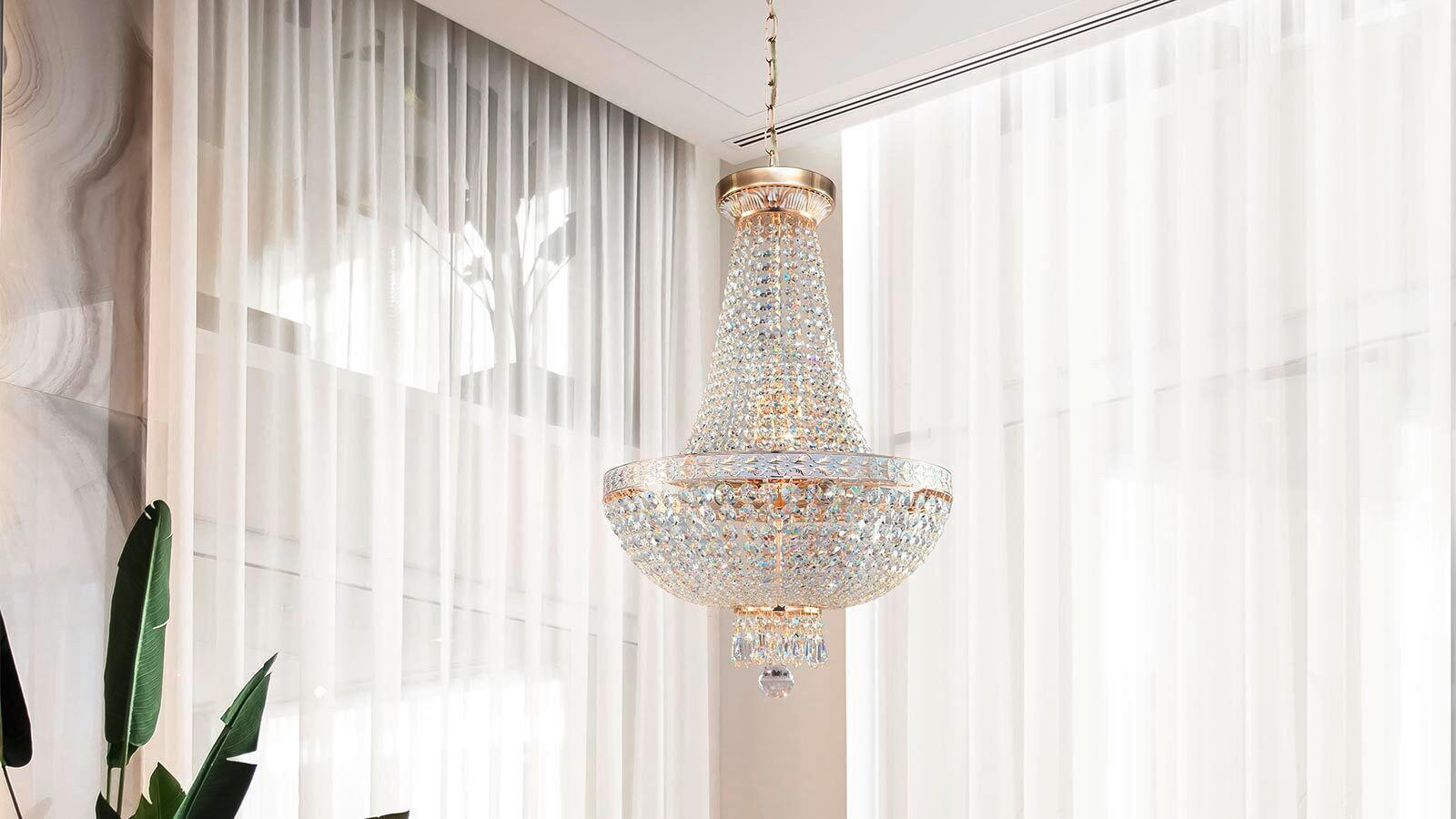 KRONLEUCHTER 40/61/40 cm    - Goldfarben, Trend, Metall (40/61/40cm) - MAYTONI
