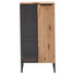 HIGHBOARD 60/124,2/39 cm - Anthrazit/Buchefarben, MODERN, Glas/Holz (60/124,2/39cm) - Valnatura HIGHBOARD 60/124,2/39 cm - Anthrazit/Buchefarben, MODERN, Glas/Holz (60/124,2/39cm) - Valnatura