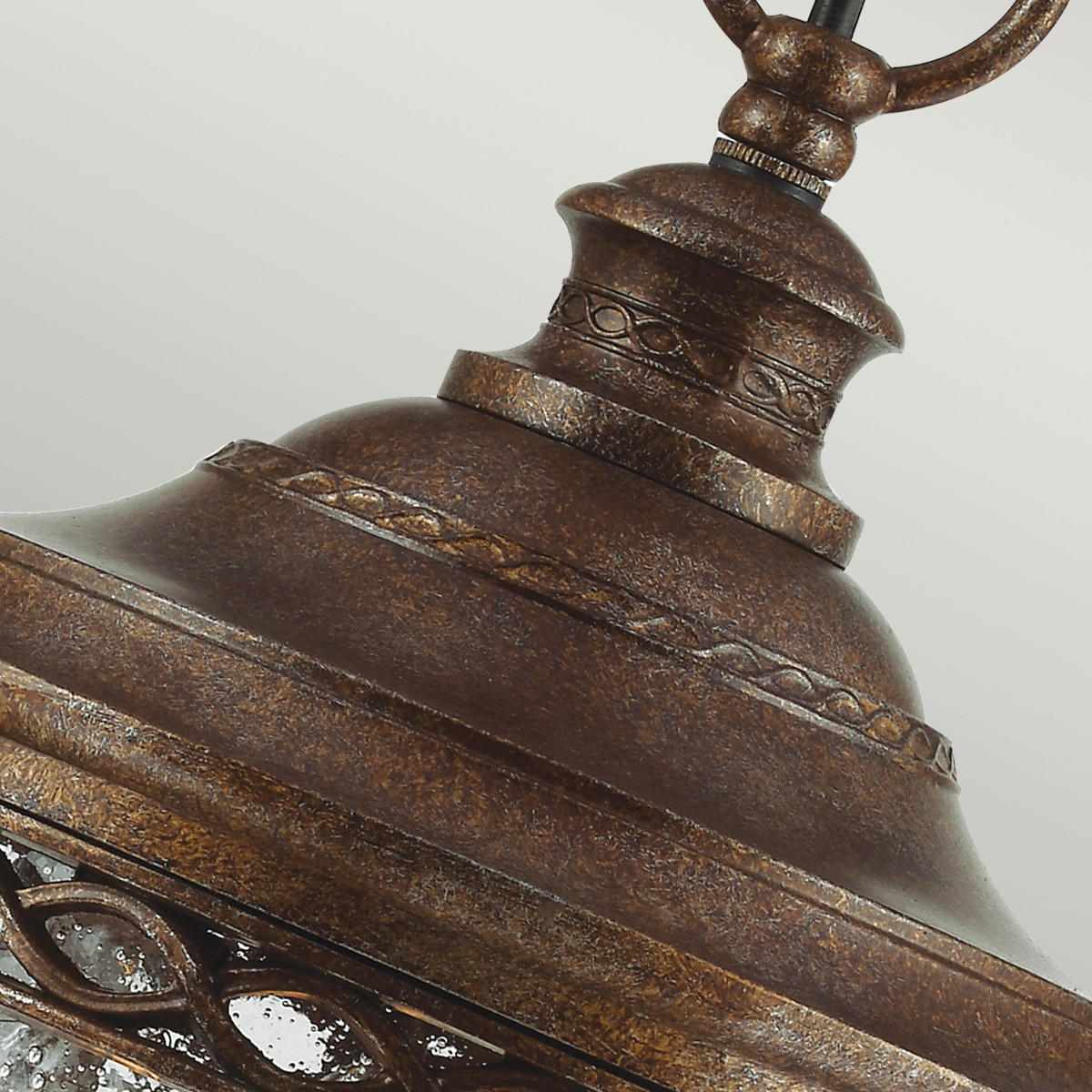 AUSSENHÄNGELEUCHTE - Bronzefarben, Basics, Glas/Metall (21.6/58cm) - Elstead Lighting