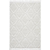 TKANÝ KOBEREC, 80/150 cm, bílá - bílá, Konvenční, textil (80/150cm) - Novel