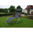 BÄDERLIEGE Aluminium pulverbeschichtet Schwarz, Silberfarben - Silberfarben/Schwarz, KONVENTIONELL, Kunststoff/Textil (60/135/113cm) BÄDERLIEGE Aluminium pulverbeschichtet Schwarz, Silberfarben - Silberfarben/Schwarz, KONVENTIONELL, Kunststoff/Textil (60/135/113cm)