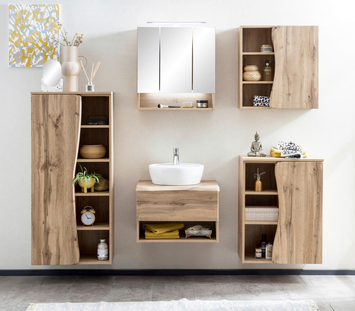 HÄNGESCHRANK 60/64/20 cm  - Eiche Wotan, Natur, Holzwerkstoff (60/64/20cm) - Xora