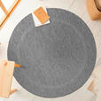 FLACHWEBETEPPICH 200/200 cm Relax Grau  - Grau, Basics, Textil (200/200cm) - Novel