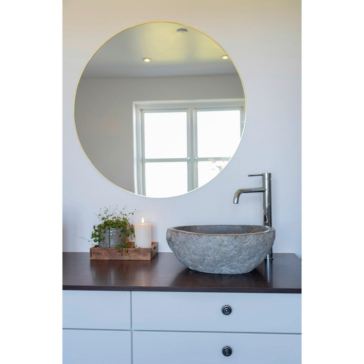 WASCHBECKEN 35/15/40 cm  - Naturfarben, Design, Stein (35/15/40cm)