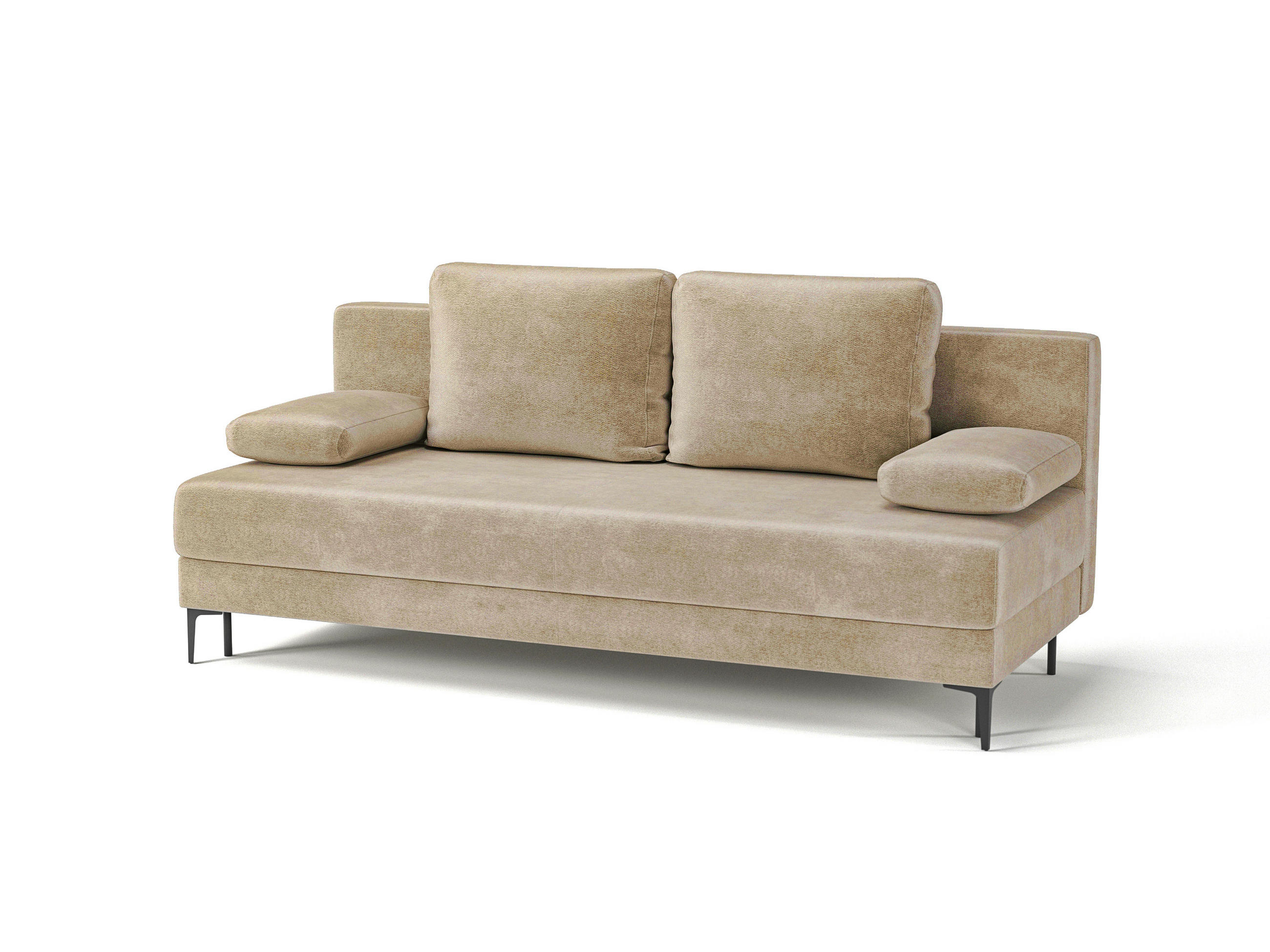 Mid.you Schlafsofa Leipzig Hellbraun 200x78.5x88 cm