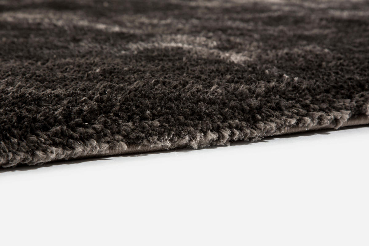 HOCHFLORTEPPICH 80/150 cm Heaven Anthrazit  - Anthrazit, KONVENTIONELL, Textil (80/150cm) - Schöner Wohnen