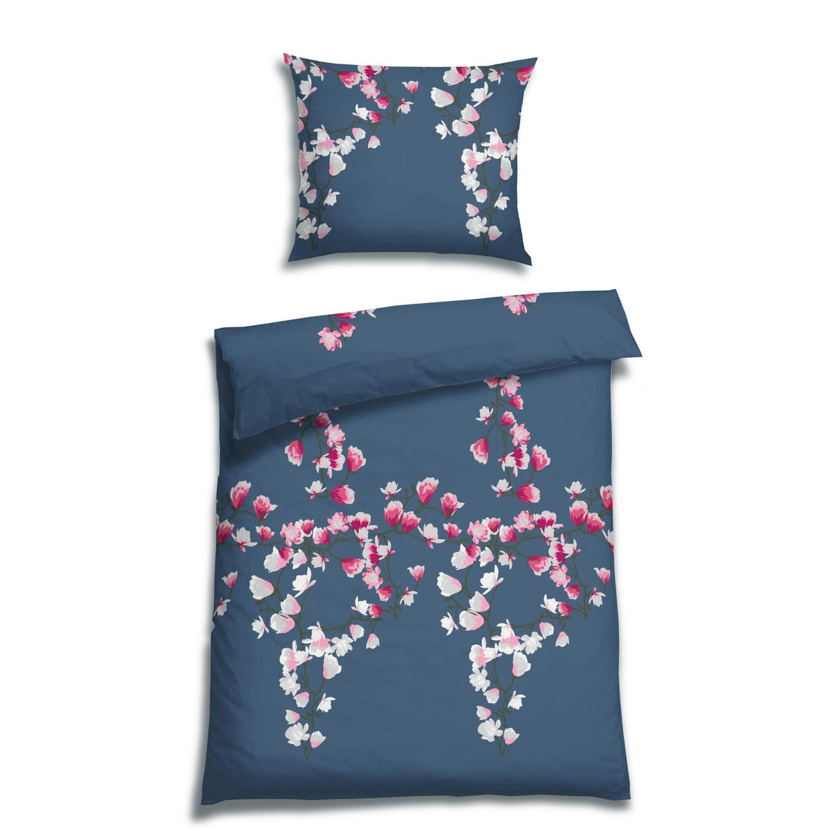 BETTWÄSCHE Renforcé 140/200 cm  - Blau, KONVENTIONELL, Textil (140/200cm) - Florella