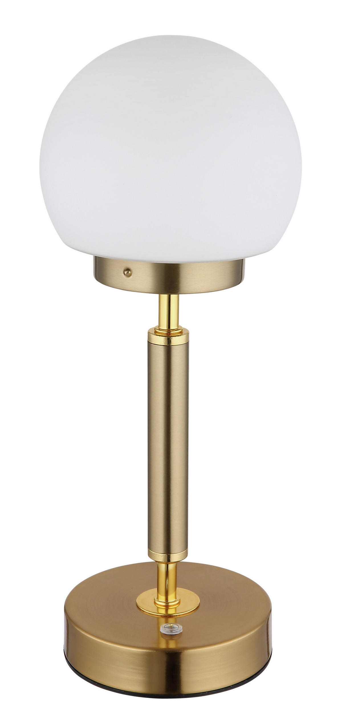 LED-TISCHLEUCHTE 11,5/28,5 cm   - Messingfarben/Opal, KONVENTIONELL, Glas/Kunststoff (11,5/28,5cm) - Globo