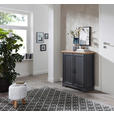 KOMMODE  in 93/102/41 cm  - Schwarz/Graphitfarben, Design, Holzwerkstoff/Metall (93/102/41cm) - Landscape