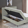 BOXBETT 180/200 cm  in Ecru  - Ecru/Schwarz, Design, Holz/Holzwerkstoff (180/200cm) - Xora
