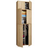 MEHRZWECKSCHRANK 70/223/39 cm  in Sonoma Eiche  - Schwarz/Grau, MODERN, Holzwerkstoff/Kunststoff (70/223/39cm) - MID.YOU
