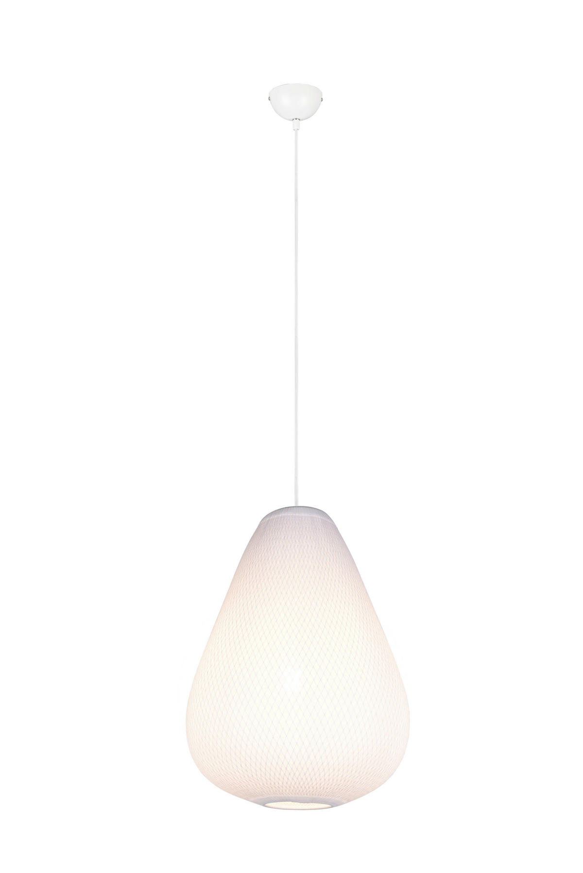 HÄNGLAMPA 35/150 cm  - vit, Trend, metall/textil (35/150cm)