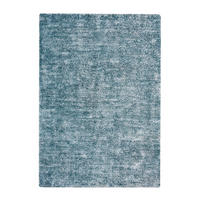 FLACHWEBETEPPICH Wohnzimmer 160/230 cm Petrol rechteckig  - Petrol, Basics, Textil (160/230cm) - Novel