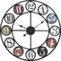 WANDUHR Multicolor - Multicolor, Design, Kunststoff/Metall (68/68/5cm) - KARE-Design
