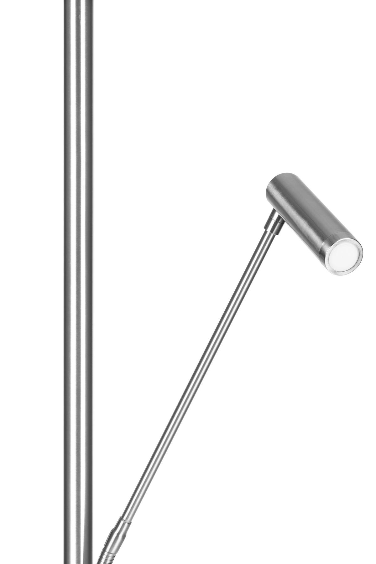 LED-DECKENFLUTER 28/180 cm    - Silberfarben/Weiß, Design, Kunststoff/Metall (28/180cm) - Novel