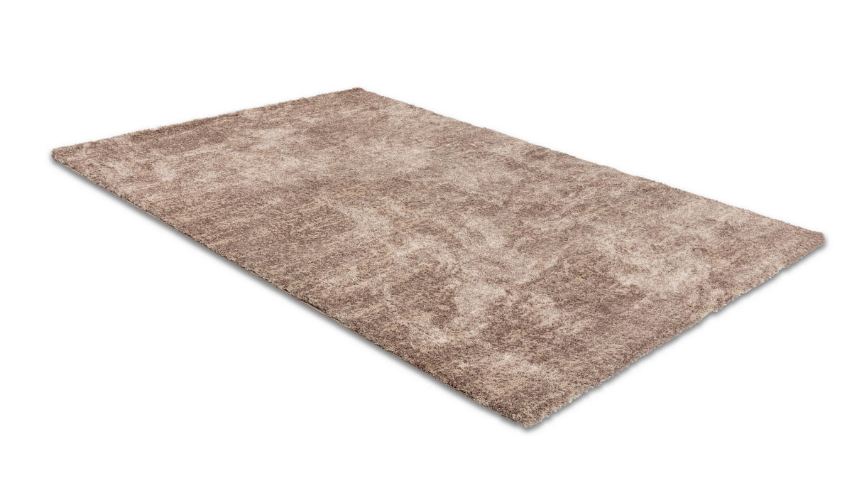 HOCHFLORTEPPICH 133/190 cm Salerno Taupe  - Taupe, KONVENTIONELL, Textil (133/190cm) - Novel