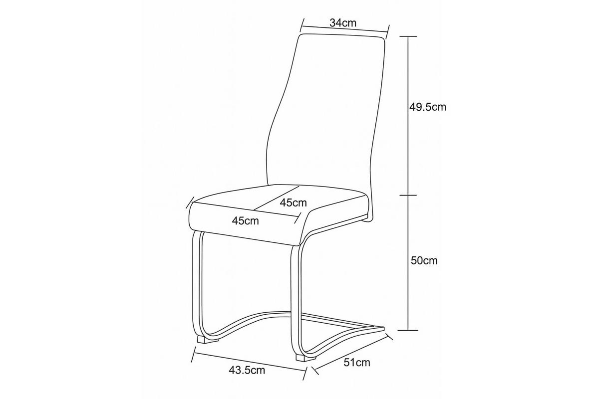 SCHWINGSTUHL-SET 2 Stück  in Webstoff  - Creme/Schwarz, MODERN, Textil/Metall (43/98/59cm) - MID.YOU