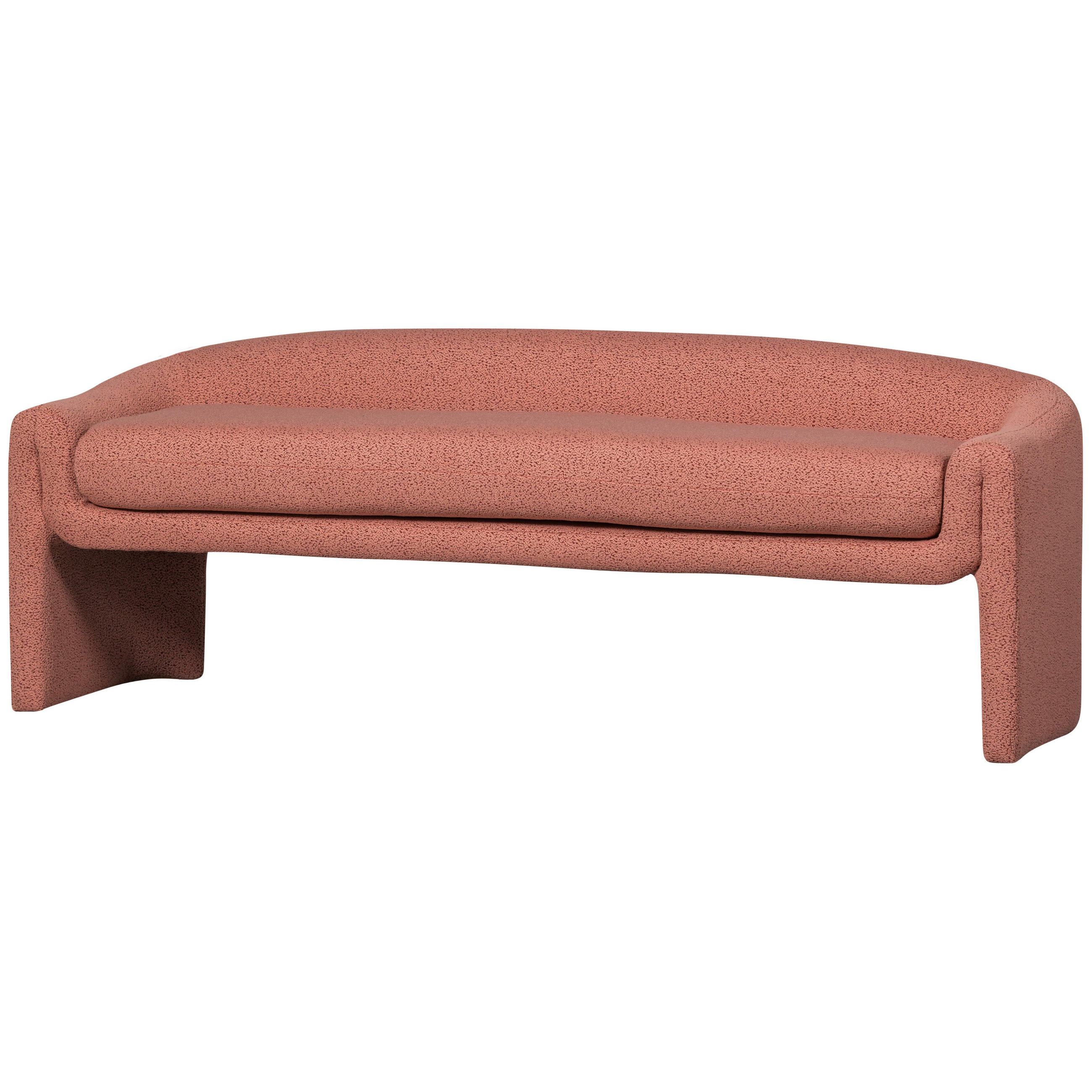 SITZBANK 160/60/52 cm Webstoff Rosa  - Rosa, Design, Textil (160/60/52cm) - Livetastic