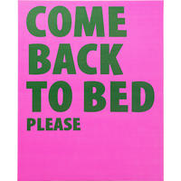 BILD Text  - Pink/Grün, Trend, Holzwerkstoff/Textil (40/50/2cm) - Kare-Design