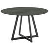 GARTENTISCH 121/121/74 cm Metall rund  - Anthrazit/Graphitfarben, Design, Kunststoff/Metall (121/121/74cm)