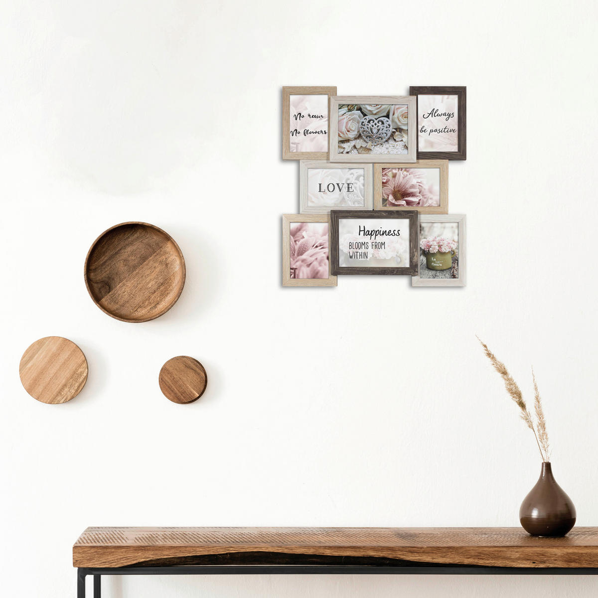 COLLAGEN-BILDERRAHMEN  Multicolor  - Multicolor, Basics, Glas/Holzwerkstoff (45/49/1,2cm)