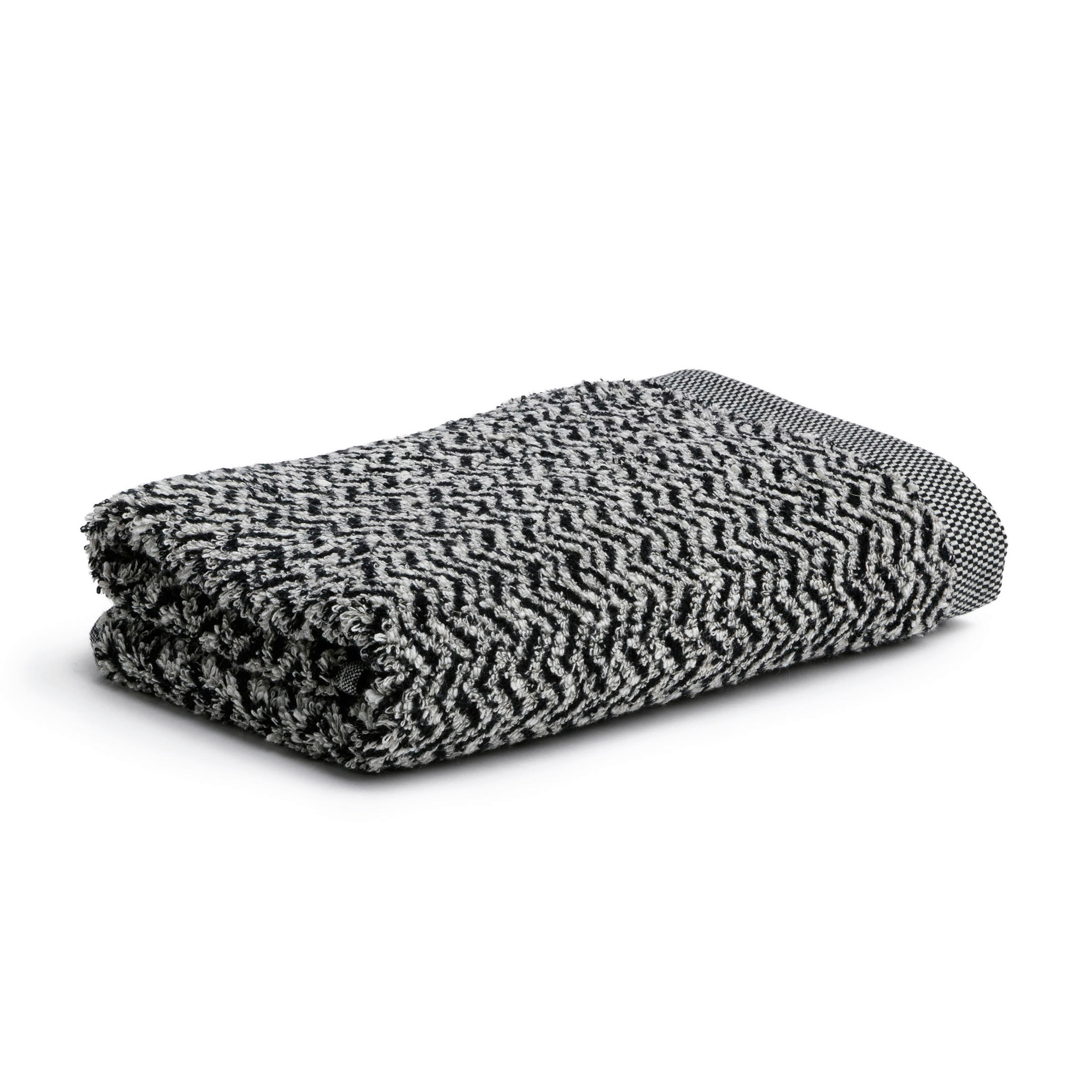 HANDTUCH 50/100 cm BROOKLYN Schwarz  - Schwarz, Basics, Textil (50/100cm) - Moeve